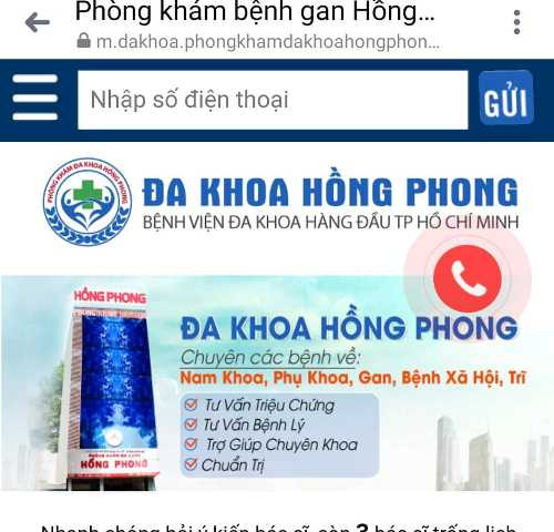 Quảng cáo trên website là 