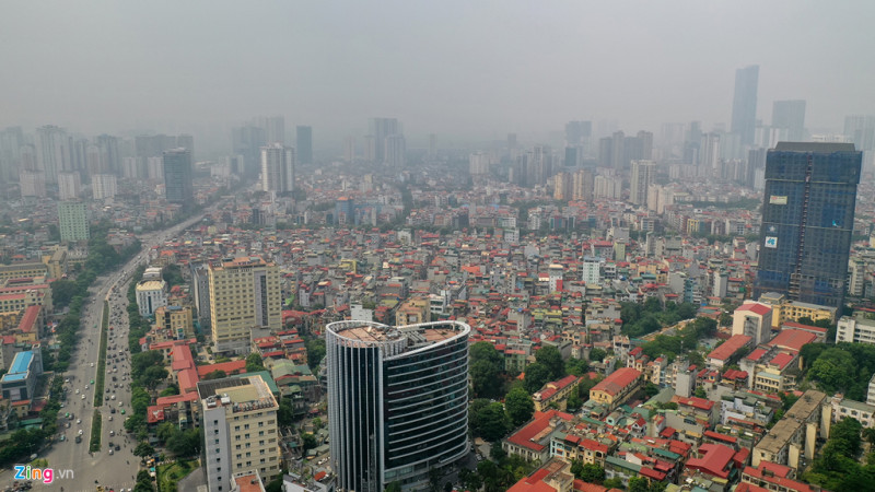 Ha Noi trong bao dong do ve o nhiem khong khi hinh anh 5 