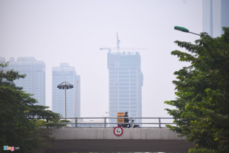 Ha Noi trong bao dong do ve o nhiem khong khi hinh anh 10 