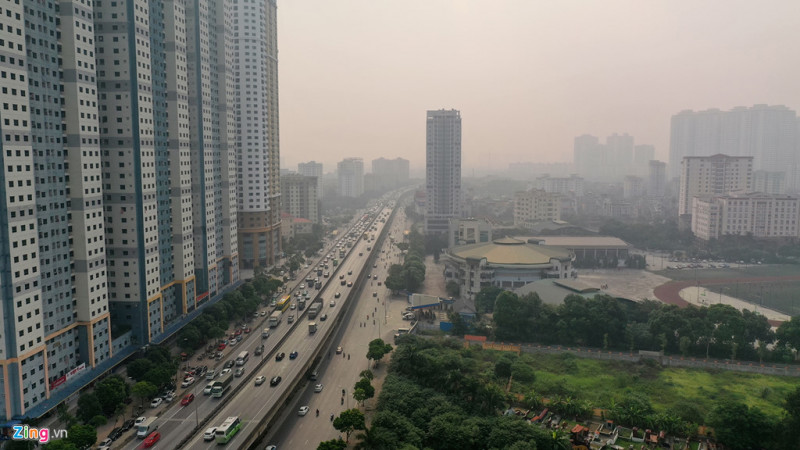 Ha Noi trong bao dong do ve o nhiem khong khi hinh anh 11 