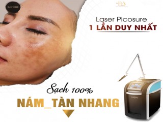 Trị nám tàn nhang tận gốc với công nghệ Laser  Picosure tại TMV quốc tế Bắc Âu