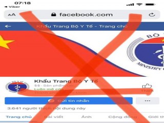 Nhiều trang fanpage giả mạo Bộ Y tế để bán khẩu trang phòng Covid-19