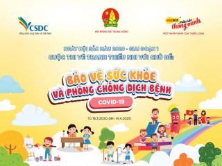 Phát động cuộc thi trực tuyến thiếu nhi vẽ tranh phòng, chống dịch Covid-19