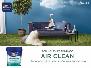 Dulux của AkzoNobel ra mắt giải pháp sơn với tính năng thanh lọc không khí trong nhà