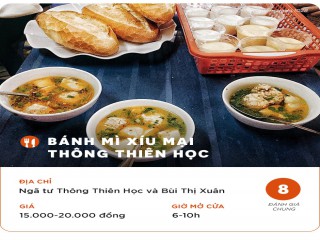 3 tiệm bánh mì xíu mại cho bữa sáng ở Đà Lạt