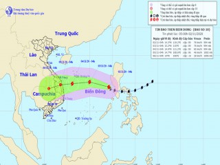 Dự kiến ngày 5/11, bão số 10 đổ bộ vào Đà Nẵng - Phú Yên