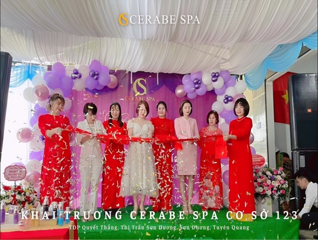 Khai trương Cerabe cơ sở 123 của giám đốc spa Lê Thị Hải Yến