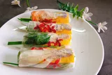 Tạo hình lạ mắt từ gỏi cuốn ngày cuối tuần