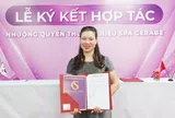 Lễ ký kết hợp tác giữa Chuỗi nhượng quyền thương hiệu Spa Cerabe và Đại lý Lê Thị Tình