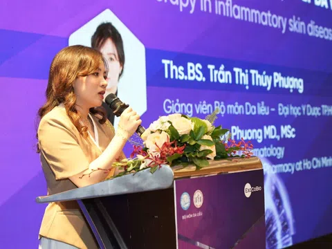 Ths.BS. Trần Thị Thúy Phượng có bài báo cáo tại buổi Hội thảo Khoa học và Đào tạo Liên tục về Exosome đầu tiên ở Việt Nam