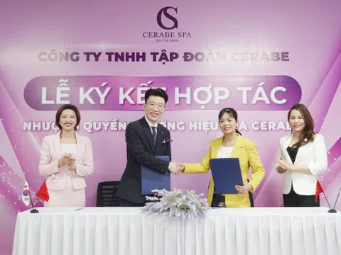 Lễ kí kết hợp tác toàn diện giữa Chuỗi nhượng quyền thương hiệu Spa Cerabe và Chủ Spa Ngô Ngọc Ánh