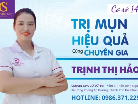 Điều trị mụn chuẩn y khoa bởi chuyên gia Cerabe Trịnh Hảo